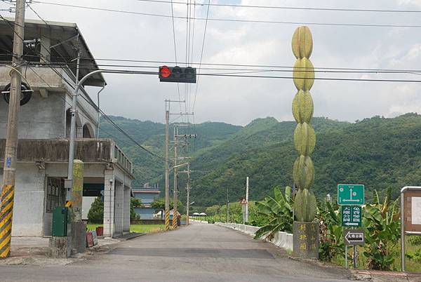  在路上看到的一串楊桃… 好像很有名的玻璃屋就是在這裡