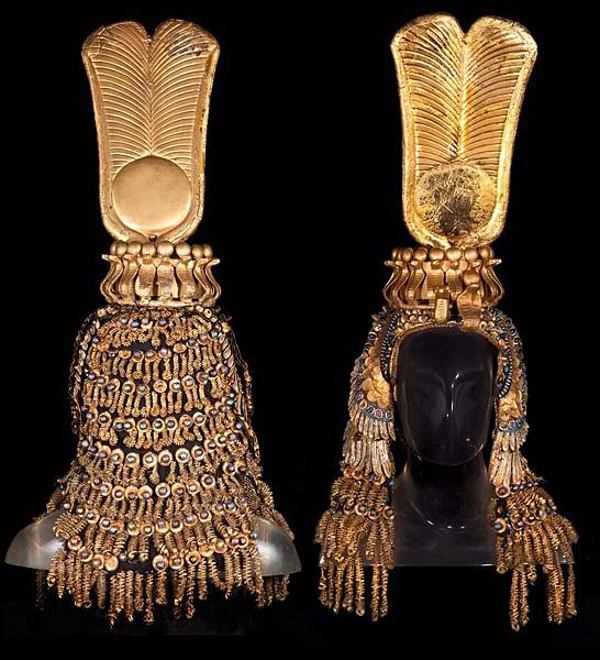 Elizabeth Taylor signature royal ceremonial headdress from the 1963 Cleopatra sold for 100,000.00 USD