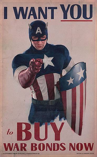 Captain America I Want You war bonds poster 1,900.00USD