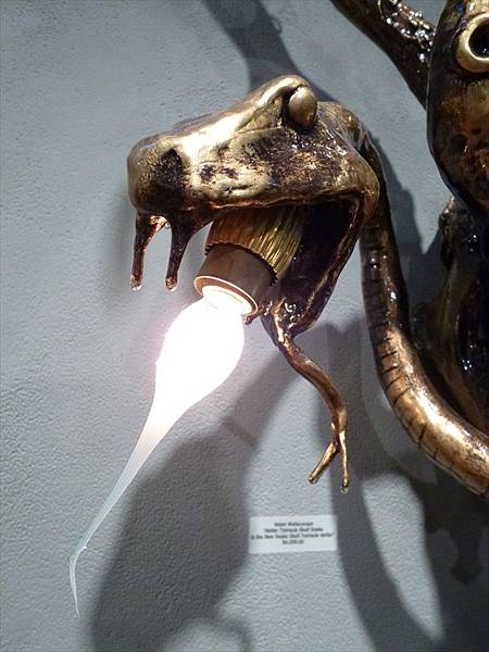 Adam Wallacavage "Antler Tentacle Skull Snake is the New Snake Skull Tentacle Antler" Taxidermy