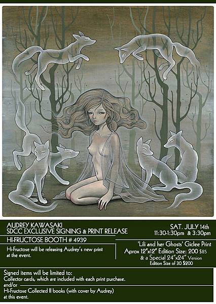 Audrey Kawasaki Lili and Her Ghosts