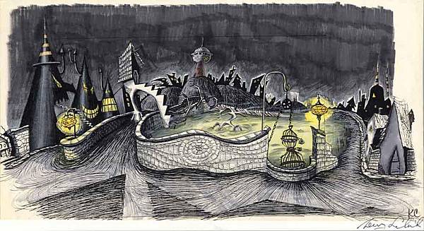 1074 Halloween Town artwork as published in Frank Thompson’s book Tim Burton’s Nightmare Before Christmas $22,500 USD.jpg
