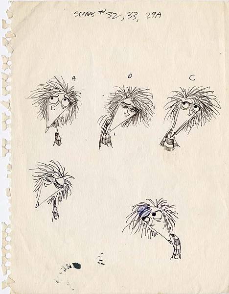 1355 Original Tim Burton hand-drawn ink studies for Vincent.jpg