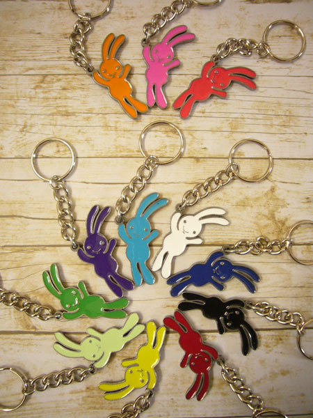 Special order for ladies~ Pink rabbit key-chain and zipper pull is here. (And fo
