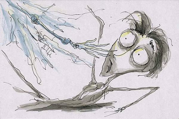 1445 Tim Burton original concept artwork of Victor Van Dort from Corpse Bride $2,000.jpg