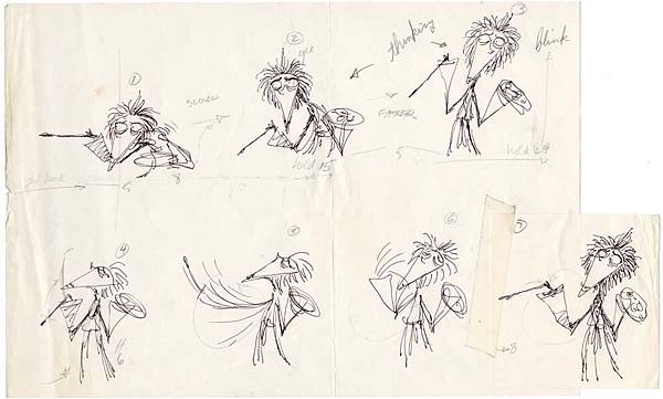 1353 Original Tim Burton hand-drawn ink sketches for Vincent $2,000.jpg