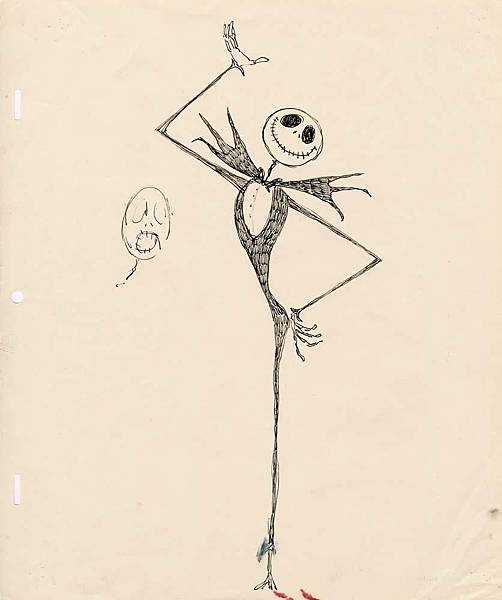 1379 Buena Vista Original Tim Burton artwork for Jack Skellington from The Nightmare Before Christmas $4,750.jpg