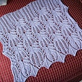 Panna Frost Flower Lace Shawl -ing