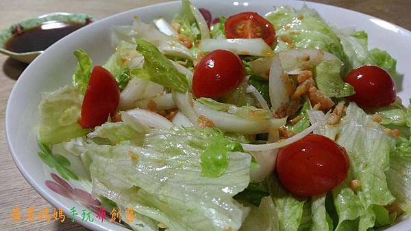 自製蝦味時蔬沙拉