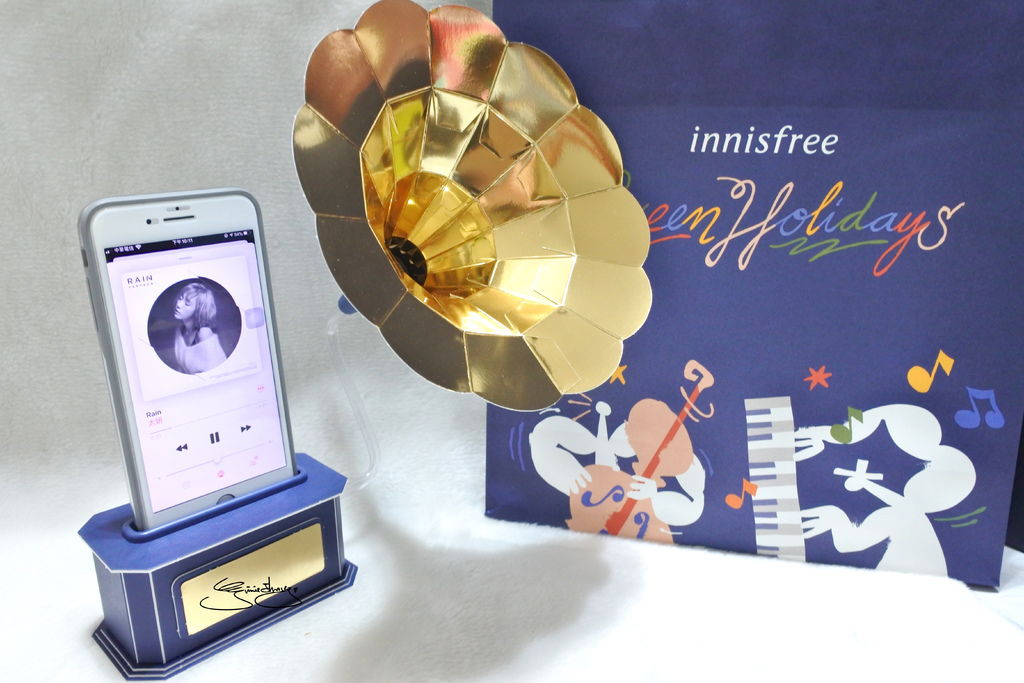 innisfree 2019 DIY禮盒紙作音樂擴音器