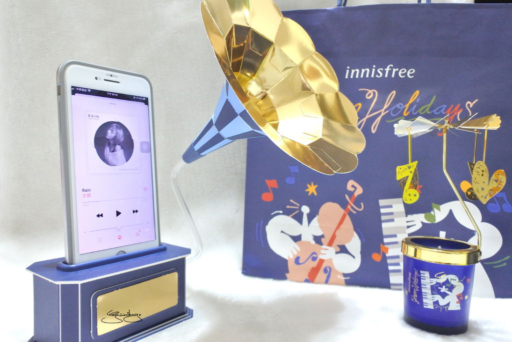 innisfree 2019 DIY禮盒紙作音樂擴音器