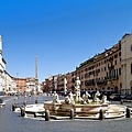 那佛納廣場Piazza Navona-四河噴泉Fontana dei Quattro Fiumi(羅馬Roma).jpg