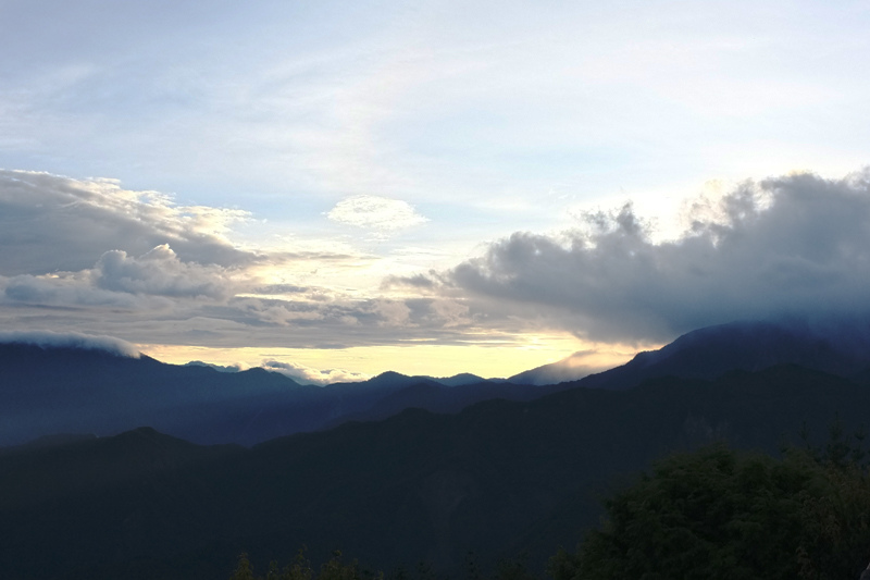 阿里山看日出祝山車站