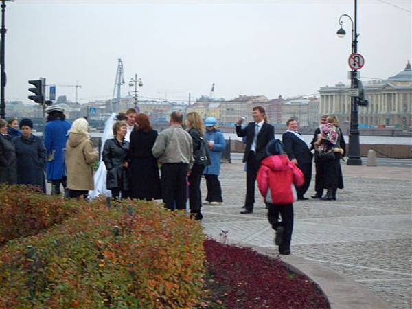 The square in front of Peter the great