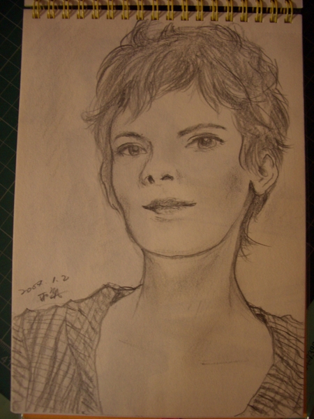 My Sketch fro Audrey Tautou
