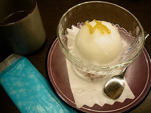 0902空港內食堂-柚子冰淇淋