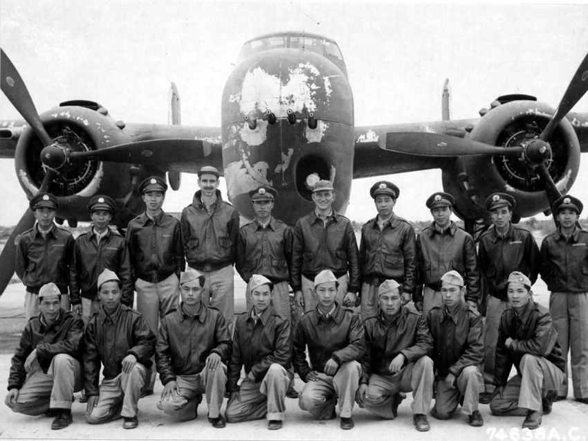 Chinese American Overseas Training Unit Bomber Command Karachi India 1945b