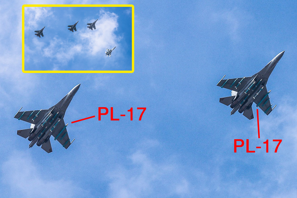 解放軍空軍霹靂17超長程空對空飛彈已服役