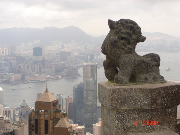 太平山另一景，天氣很熱