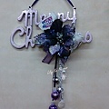 紫色聖誕吊飾  Purple Christmas charm