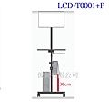 LCD-T0001+P移動式上下雙螢幕電腦鍵盤螢幕主機桌架,可掛CPU及UPS.jpg