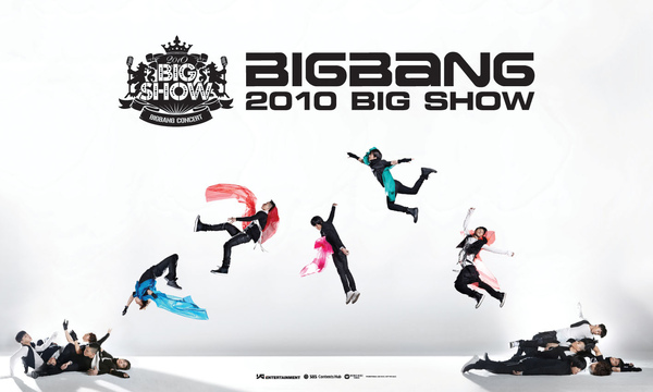 超大型BIGBANG 2010BIG SHOW紀念海報一張（尺寸為100cmX60cm） 