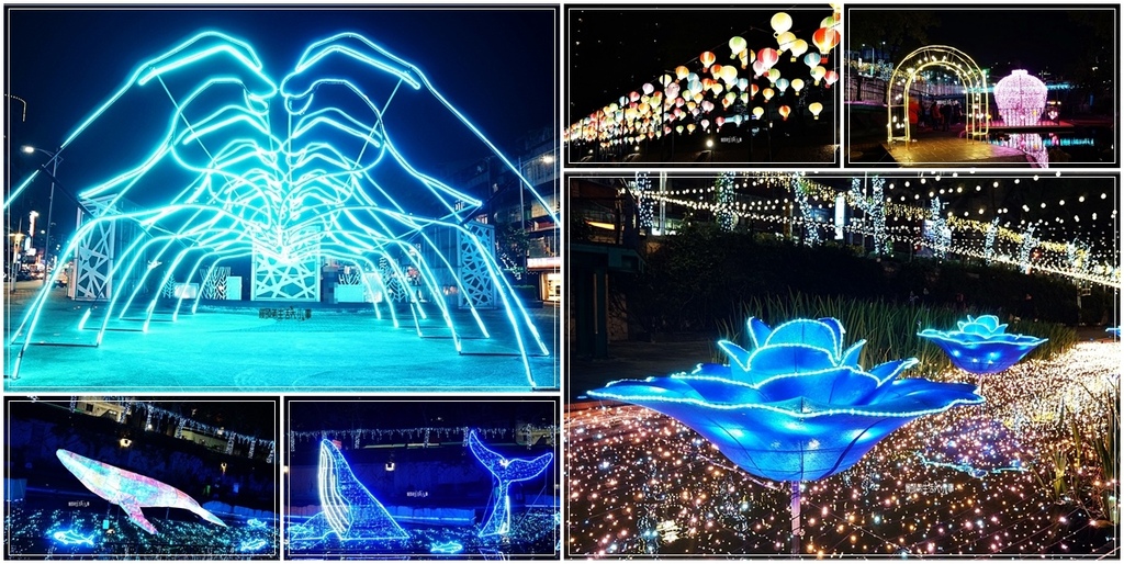 新北,新莊,新北景點,新莊景點,中港河廊,新北活動,新莊活動,光雕展,2024新莊中港大排光雕展,新莊中港大排光雕展,光雕,裝置藝術