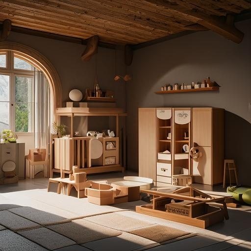 【3d線上教學】兒童房：單純色系,温暖玩具空間 ,Sketc