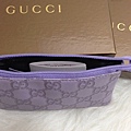 GUCCI baby紫萬用小包