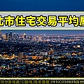 台北市住宅交易平均屋齡(示意圖)