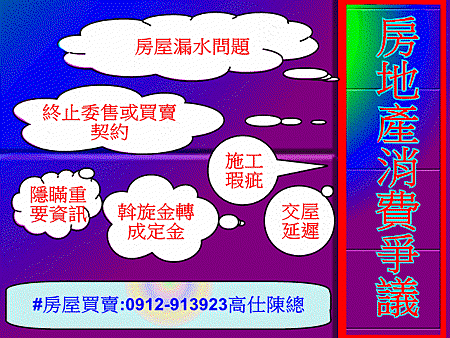 房地產消費爭議(示意圖)