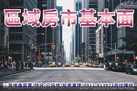 區域房市基本面(示意圖) 區域房市基本面(示意圖)