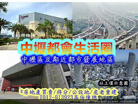 中壢都會生活圈(示意圖) 中壢都會生活圈(示意圖)