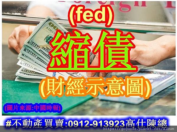 FED縮債(財經示意圖)