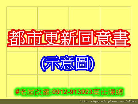 都更同意書(示意圖) 都更同意書(示意圖)