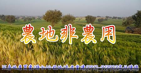 農地非農用(示意圖)