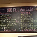 Pot Pie Cafe牆上菜單