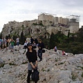 situated to the northwest of the Acropolis.