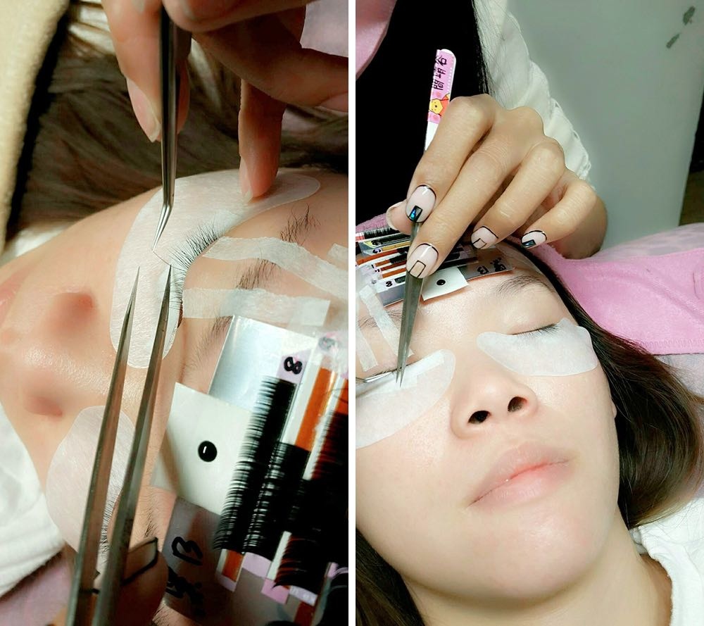 【台南美睫】大推Tiffany nail & lash studio 美睫美甲沙龍。接完睫毛,素