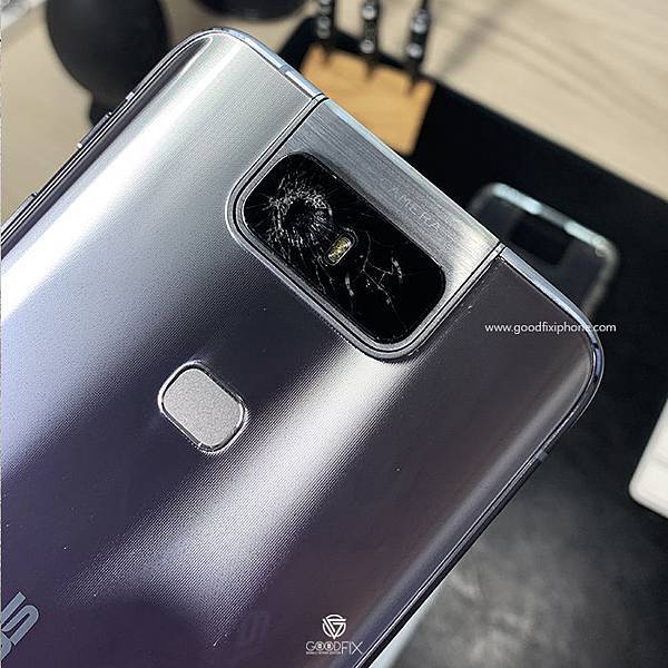 Goodfix Asus Zenfone 6 Zs630kl 後鏡頭玻璃破維修 照相鏡頭破 面板螢幕維修 Goodfix固德 台中手機維修 北屯iphone維修 北區iphone維修 無卡分期