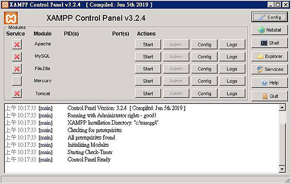 【學習筆記】XAMPP 7.4.3 安裝與設定教學 【學習筆記】XAMPP 7.4.3 安裝與設定教學