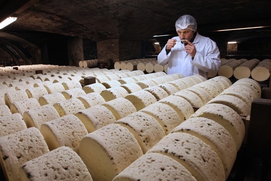 在洞穴中等待熟成的乳酪.jpg 在洞穴中等待熟成的乳酪.jpg