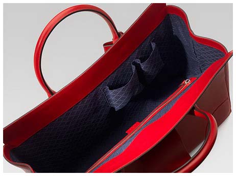 GUCCI 2012 Savile 復古光面托特包