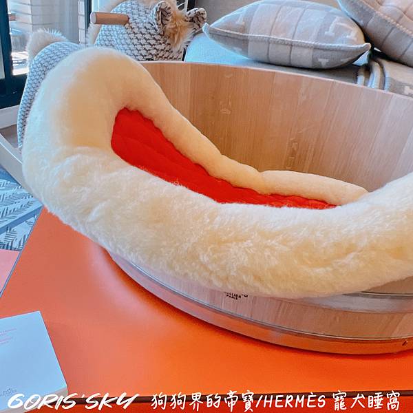 狗狗界的帝寶!!!!HERMES寵犬睡窩(有手把的大橘盒可以 狗狗界的帝寶!!!!HERMES寵犬睡窩(有手把的大橘盒可以