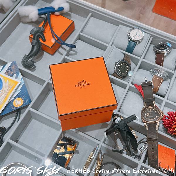 實心垂墜感最大尺寸太美!HERMES豬鼻手環Chaîne d