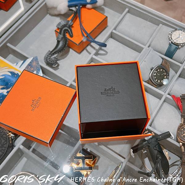 實心垂墜感最大尺寸太美!HERMES豬鼻手環Chaîne d