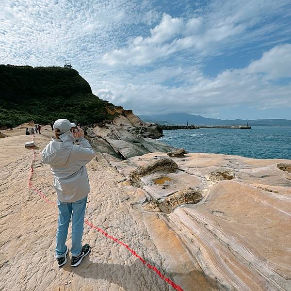 帶日本人的他全家4人一起去野柳看女王頭的流水帳全記錄