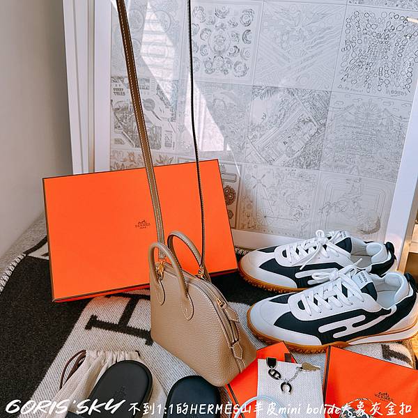 不到1:1在機場順利完美HERMES愛馬仕山羊皮金釦大象灰m 不到1:1在機場順利完美HERMES愛馬仕山羊皮金釦大象灰m