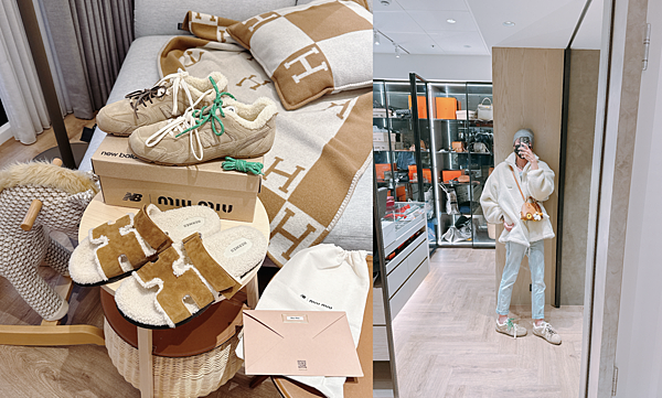 VS.愛馬仕！終於買到這雙聯名泰迪毛毛運動鞋New Bala