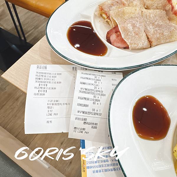 是蛋餅非蛋餅!天啊是豆皮蛋餅!!!!麥味登現在變好美紅茶也好